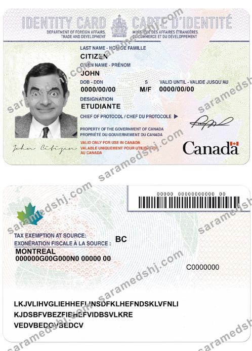 Canada Identity card